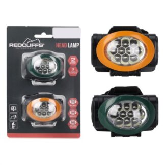 Torcia elettrica Torcia elettrica frontale Redcliffs C22217050 Set 2 pezzi Verde e Gial (ord.min.1.00 unità)