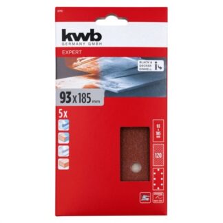 Set fogli abrasivi levigatrice Set fogli abrasivi Kwb 49817912 QUICK STICK (ord.min.1.00 unità)