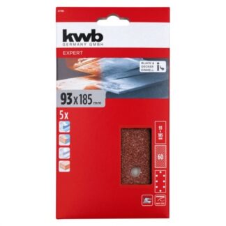 Set fogli abrasivi levigatrice Set fogli abrasivi Kwb 49817906 QUICK STICK (ord.min.1.00 unità)