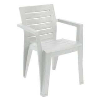 Sedia con braccioli da esterno Sedia con braccioli Toomax Z0967S0 0801 MAREA 967 Bianco (ord.min.1.00 unità)