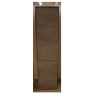 Scarpiera Scarpiera Maconi 861 26 FAMILY 20 Paia Noce e Cemento (ord.min.1.00 unità)