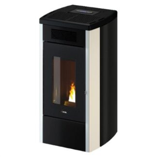 Stufa pellet Stufa pellet Cadel 7023113 ATENA Plus 12 T2 White steel (ord.min.1.00 unità)