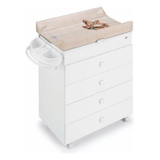 Bagnetto fasciatoio Cam 915006 C264 ASIA 3 cassetti Bianco Bagnetto fasciatoio (ord.min.1.00unità)