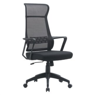 Sedia ufficio Sedia Bizzotto 0710675 HOBOKEN Nero (ord.min.1.00 unità)