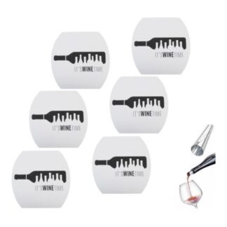Beccucci versatori Beccucci versatori Kaufgut 044354 Wine-Stopper Silevr (ord.min.1.00 unità)