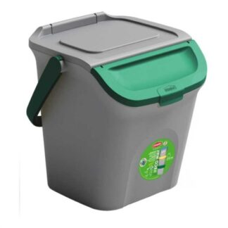 Pattumiera differenziata Pattumiera differenziata Stefanplast 69001 ECO WAY Grigio e Verde (ord.min.1.00 unità)