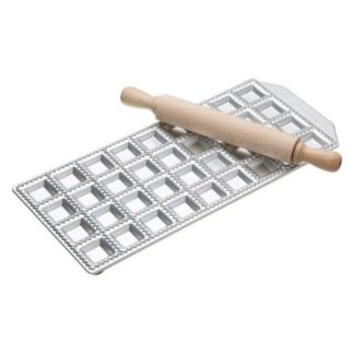 Stampo ravioli Stampo ravioli Imperia 3308 RAVIOLAMP 36 fori 3,5 cm con rullo legno S (ord.min.1.00 unità)