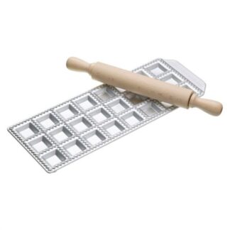 Stampo ravioli Stampo ravioli Imperia 3304 RAVIOLAMP 24 fori 3,5 cm con rullo legno S (ord.min.1.00 unità)