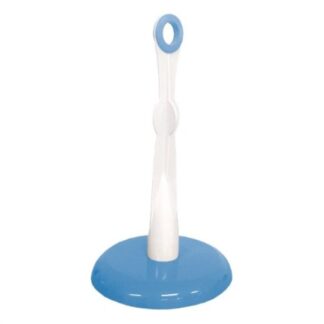 Porta rotolo cucina Porta rotolo Abert V60129400310 COLOR STYLE Bianco e Azzurro (ord.min.1.00 unità)