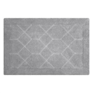 Tappeto bagno Tappeto bagno Quarzo Bianco 18390 ESAGONO Grigio (ord.min.1.00 unità)
