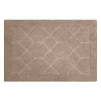 Tappeto bagno Tappeto bagno Quarzo Bianco 18413 ESAGONO Tortora (ord.min.1.00 unità)