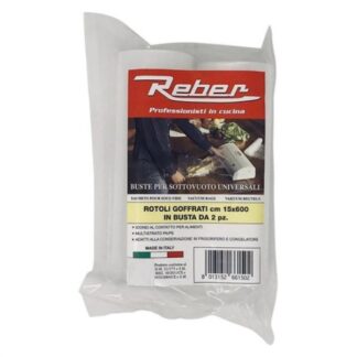 Sacchetti sottovuoto Sacchetti sottovuoto Reber 6615A Rotoli 15x600 cm Clear (ord.min.1.00 unità)