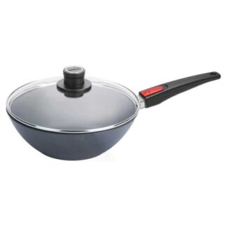 Wok Wok Woll WLL11030DPIL DIAMOND LITE 1 manico con coperchio vetro Grigio (ord.min.1.00 unità)