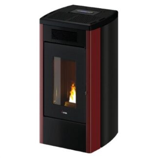 Stufa pellet Stufa pellet Cadel 7023116 ATENA Plus 12 T2 Red Steel (ord.min.1.00 unità)