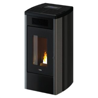 Stufa pellet Stufa pellet Cadel 7023115 ATENA Plus 12 T2 Titanium Steel (ord.min.1.00 unità)