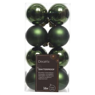 Set palline albero Natale Set palline albero Natale Amicasa 9021802 Pine green (ord.min.1.00 unità)