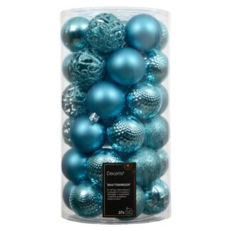 Set palline albero Natale Set palline albero Natale Amicasa 9022829 Folk blu (ord.min.1.00 unità)