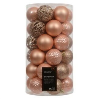 Set palline albero Natale Set palline albero Natale Amicasa 9022581 Peach pearl (ord.min.1.00 unità)