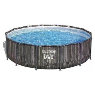 Piscina fuori terra Piscina Bestway 5614Z STEEL PRO MAX e accessori Effetto legno (ord.min.1.00 unità)