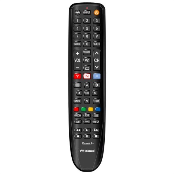 Telecomando tv Telecomando tv Meliconi 806081 GUMBODY Personal 9+ Black (ord.min.1.00 unità)