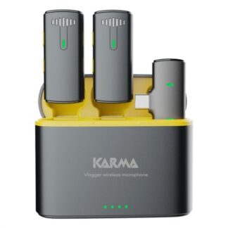 Kit microfoni Kit microfoni Karma 32171 VLOGGER Plus Black e Yellow (ord.min.1.00 unità)