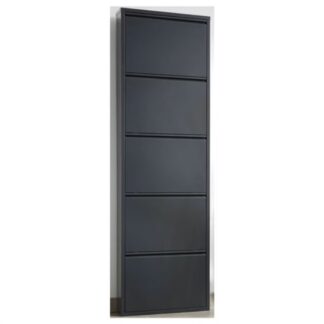 Scarpiera Scarpiera Modams SC5DRBLM CABINET 10 Paia Nero opaco (ord.min.1.00 unità)