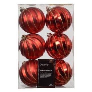 Set palline albero Natale Set palline albero Natale Kaemingk 26072 Red (ord.min.1.00 unità)