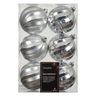 Set palline albero Natale Set palline albero Natale Kaemingk 26074 Silver (ord.min.1.00 unità)