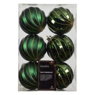 Set palline albero Natale Set palline albero Natale Kaemingk 26080 Pine green (ord.min.1.00 unità)