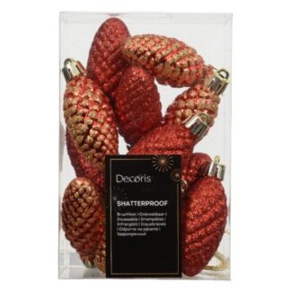 Set addobbi albero Natale Set addobbi albero Natale Kaemingk 28483 Pigne Red (ord.min.1.00 unità)