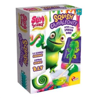 Slime Slime Lisciani 110971 SLUMI SCIENCE Squish Camaleonte (ord.min.1.00 unità)