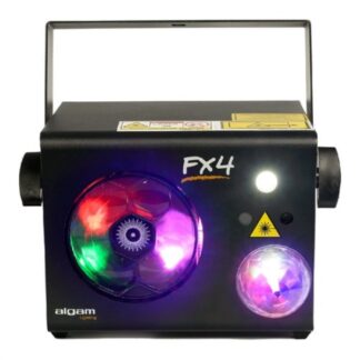 Effetti luce disc jockey Effetti luce disc jockey Algam Lighting 18700163 FX4 4in1 Black (ord.min.1.00 unità)
