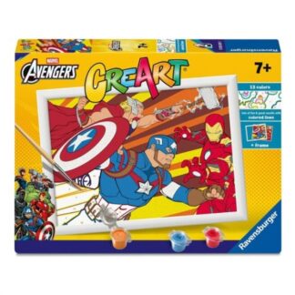 Set per dipingere Set per dipingere Ravensburger 12023039 CREART Capitan America (ord.min.1.00 unità)