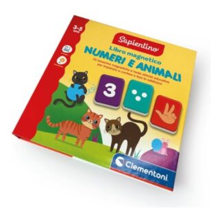 Prescolare Gioco prescolare Clementoni 16493 SAPIENTINO Libro magnetico Numeri e (ord.min.1.00 unità)