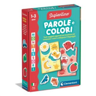 Prescolare Gioco prescolare Clementoni 16849 SAPIENTINO MONTESSORI Parole e color (ord.min.1.00 unità)
