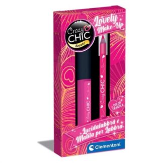 Set trucchi giocattolo Set trucchi giocattolo Clementoni 18882 CRAZY CHIC Lipgloss e matita l (ord.min.1.00 unità)