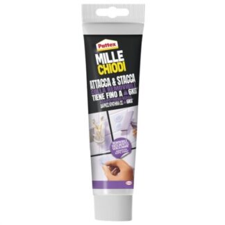 Colla universale Collante Pattex 2970810 MILLE CHIODI Attacca & Stacca Trasparente (ord.min.1.00 unità)