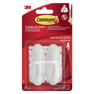 Set ganci adesivi Set ganci adesivi 3M 7100352168 COMMAND 17081 Bianco (ord.min.1.00 unità)