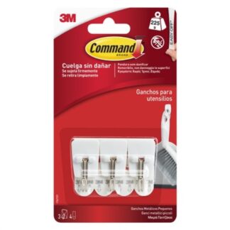 Set ganci adesivi Set ganci adesivi 3M 7100352619 COMMAND 17067 Bianco (ord.min.1.00 unità)
