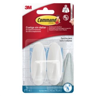 Set ganci adesivi Set ganci adesivi 3M 7100352710 COMMAND 17081B Bianco (ord.min.1.00 unità)