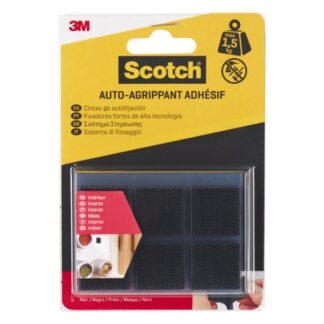Velcro adesivo Quadri fissaggio RF7121X (22x22mm) velcro adesivo 3M 7100262517 Nero (ord.min.1.00 unità)