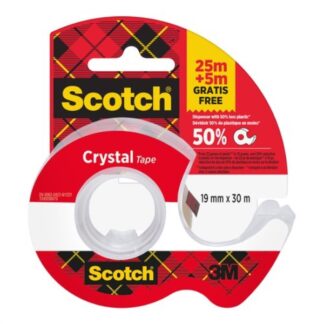 Nastro adesivo Nastro adesivo 3M 7100308146 SCOTCH Crystal con dispenser Trasparente (ord.min.1.00 unità)