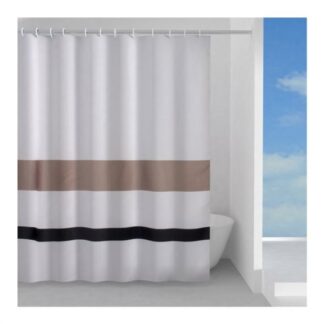 Tenda doccia Tenda doccia Gedy TTE13231830 LIVING Bianco, marrone e nero (ord.min.1.00 unità)