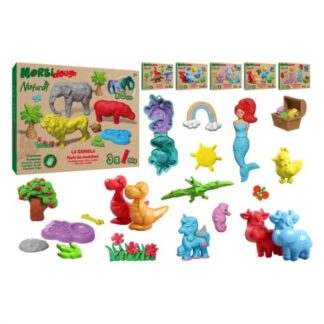 Pasta modellabile Pasta modellabile Globo 42901 MORBIDOUGH NATURAL La Giungla playset (ord.min.1.00 unità)