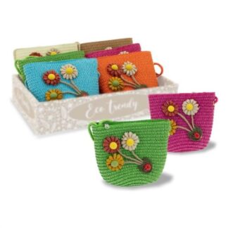 Borsetta giocattolo Borsetta gioco Teorema 52591 MISS SIGNORINA Eco Trendy in paglia Assor (ord.min.1.00 unità)