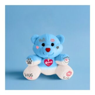 Peluche Peluche Trudi 25041 COCCOLOTTI Orsetto Sky Love&Tel Azzurro e Bianco (ord.min.1.00 unità)