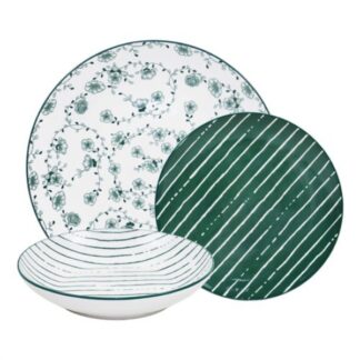 Set piatti tavola Servizio piatti Amicasa Art 51 GIUSY Verde (ord.min.1.00 unità)