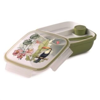 Porta pasto Porta pasto Snips 000378 LUNCH BOX 2V Tucano con posate Verde (ord.min.1.00 unità)