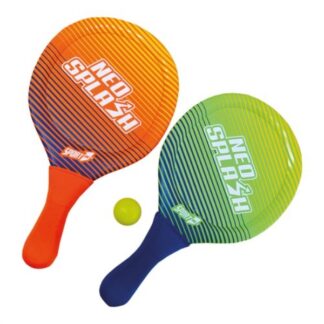 Set racchette Mandelli 704100081 SPORT ONE Neo Splash con palla Verde Set racchette (ord.min.1.00unità)
