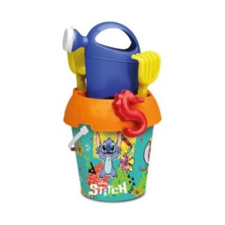 Set gioco sabbia Adriatic 252 DISNEY STITCH Set secchiello mare con ac Set sabbia (ord.min.1.00unità)